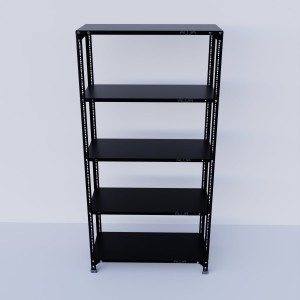 Slotted Angle Metal Rack (60"H x 35"L x 15"D) Storage Rack Unit