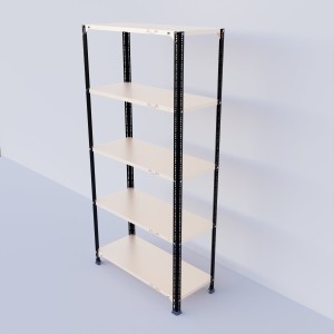 Slotted Angle Metal Rack (72"H x 35"L x 15"D) Storage Rack Unit