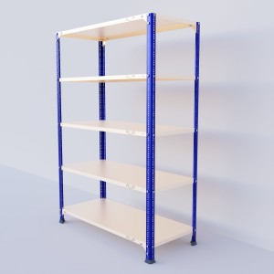 Slotted Angle Metal Rack (72"H x 47"L x 15"D) Shelves Storage Rack Unit