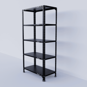 Slotted Angle Metal Rack (60"H x 29"L x 18"D) Storage Rack Unit