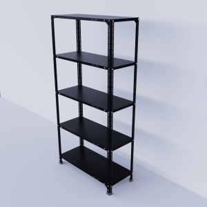 Slotted Angle Metal Rack (72"H x 29"L x 18"D) Storage Rack Unit