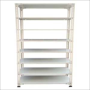 Slotted Angle Metal Rack (84"H x 47"L x 18"D) Storage Rack Unit