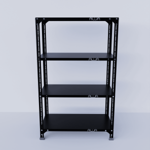 Slotted Angle Metal Rack (48"H x 35"L x 18"D) Storage Rack Unit