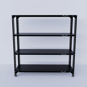 Slotted Angle Metal Rack (48"H x 47"L x 18"D) Storage Rack Unit