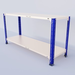 Slotted Angle Metal Rack (24" H x 47" L x 15"D )