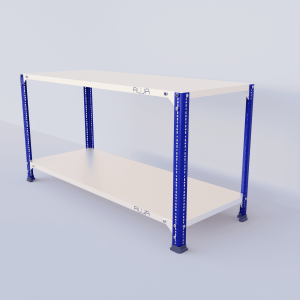 Slotted Angle Metal Rack (24"H x 47"L x 18"D)