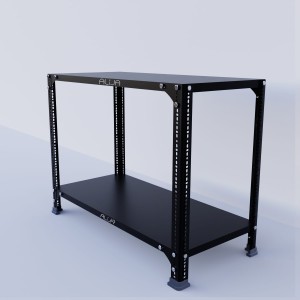 Slotted Angle Metal Rack (24" H x 33" L x 15" D)