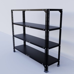 Slotted Angle Metal Rack (36"H x 41"L x 12"D) Storage Rack Unit