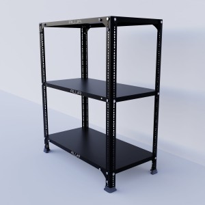 Slotted Angle Metal Rack (36"H x 29"L x 15"D) Storage Rack Unit