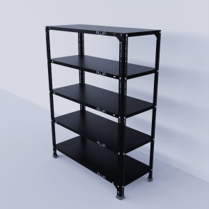 Slotted Angle Metal Rack (48"H x 35"L x 15"D) Storage Rack Unit