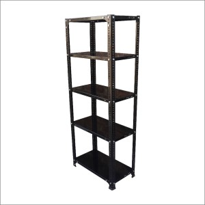 Slotted Angle Metal Rack (60"H x 23"L x 12"D) Storage Rack Unit