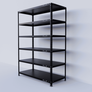 78"H X 53"L X 24"D Heavy Duty Slotted Angle Rack