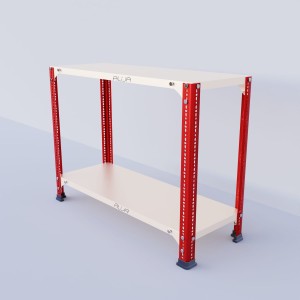 Slotted Angle Metal Rack (24" H x 33" L x 12 D)