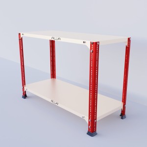 Slotted Angle Metal Rack (24" H x 35" L x 15" D)