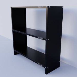 Solid Metal Bookcase/Library/Book Shelf/Rack (36 x 35 x 12 Inch) With 3-4 Shelves