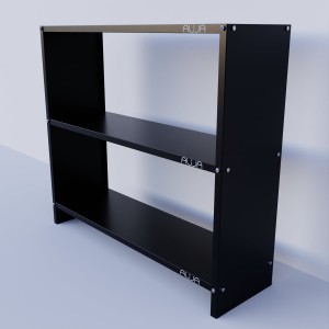 Solid Metal Bookcase/Library/Book Shelf/Rack (36 x 41 x 12 Inch) With 3-4 Shelves