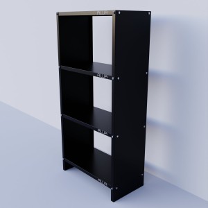 Solid Metal Bookcase/Library/Book Shelf/Rack (48 x 23 x 12 Inch) With 4-5 Shelves