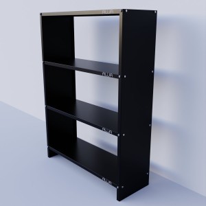 Solid Metal Bookcase/Library/Book Shelf/Rack (48 x 35 x 12 Inch) With 4-5 Shelves