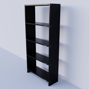 Solid Metal Bookcase/Library/Book Shelf/Rack (72 x 35 x 12 Inch) With 5-6 Shelves