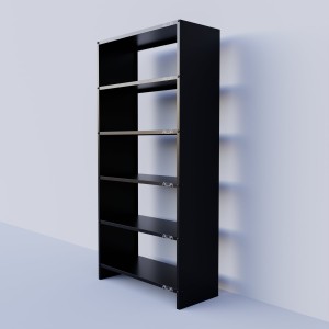 Solid Metal Bookcase/Library/Book Shelf/Rack (72 x 35 x 15 Inch) With 6 Shelves