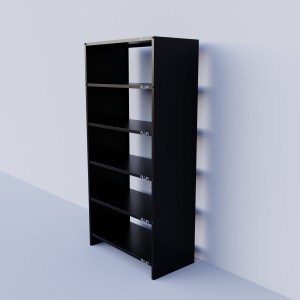 Solid Metal Bookcase/Library/Book Shelf/Rack (72 x 35 x 18 Inch) With 6 Shelves