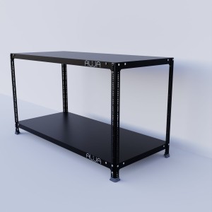 Workbench/Table/Desk (2.5 x 4.5 x 2 Ft./30 x 53 x 24 Inch) (1.5 inch Border Thickness) with 2 Shelves