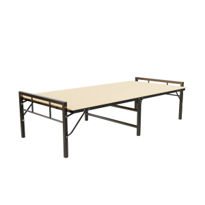 ALIJA  Smart Modern Design Heavy Duty Plywood Folding Metal Single Bed for Sleeping