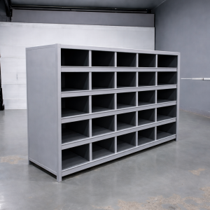 ALIJA Multi Compartment Organizer Rack | High Capacity Storage Solution for Tools, Inventory & Supplies