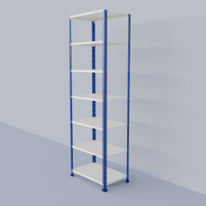Slotted Angle Metal Rack (87"H x 29"L x 18"D) Storage Rack Unit