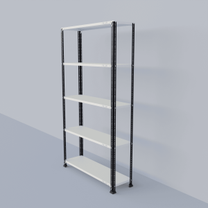 Slotted Angle Metal Rack (72"H x 41"L x 12"D) Storage Rack Unit