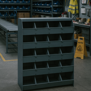 Industrial Metal Storage Rack, 5-Tier Black Steel Shelving Unit, Warehouse Organization System, Heavy-Duty Compartment Shelf (30Hx24Wx9D in inch)